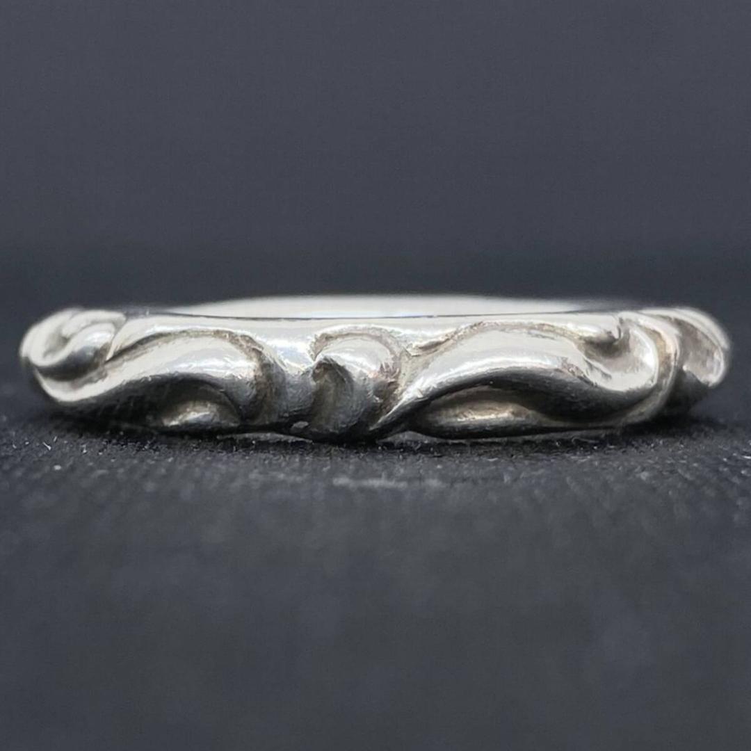 正規品 CHROME HEARTS SCROLLBAND RING 21.5号