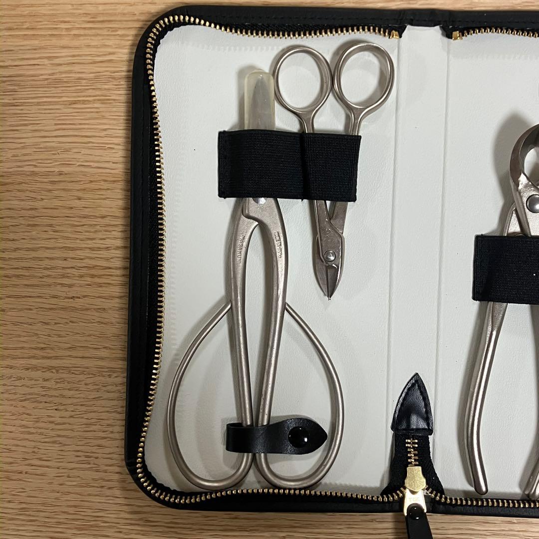 昌国　No.8033 白染盆栽道具5点セット　盆栽道具