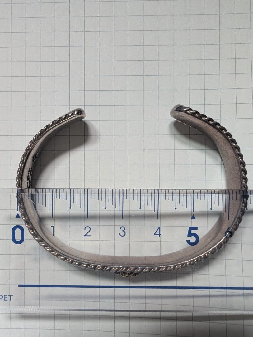 ARIZONA FREEDOM K18太陽神付き 唐草 シルバーバングル