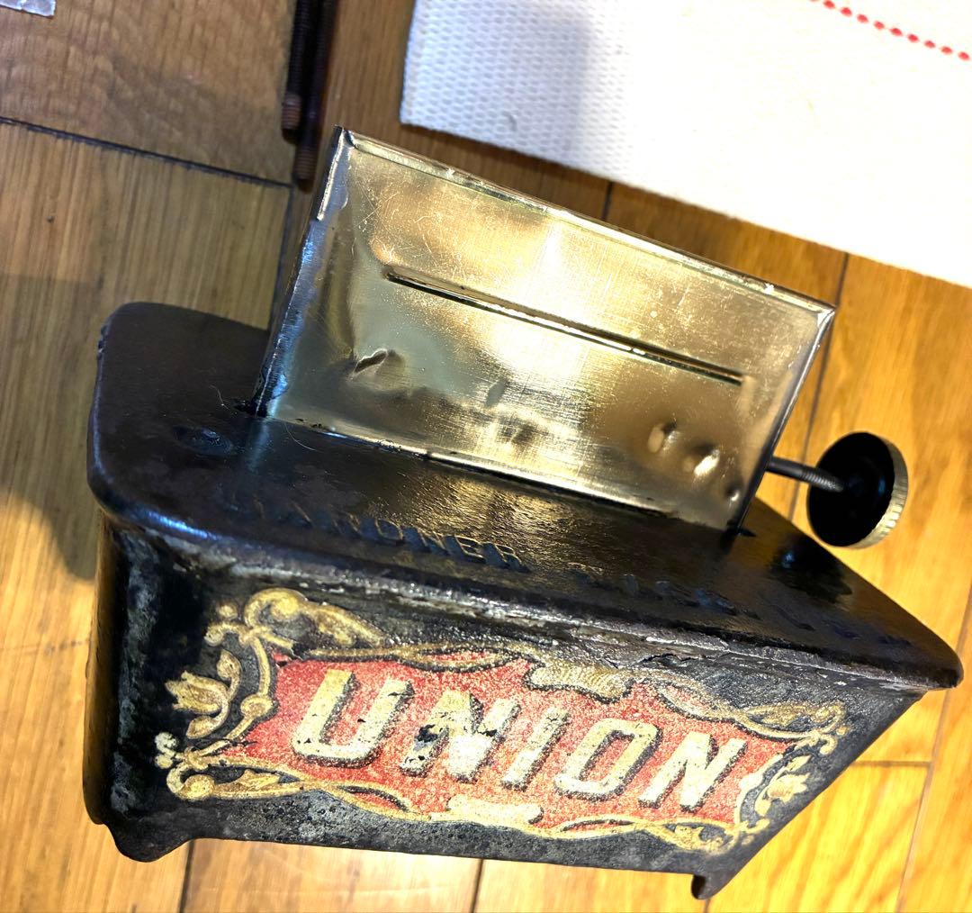 美品 アイロンストーブ ユニオン レイルロードランタン　オイルランタン