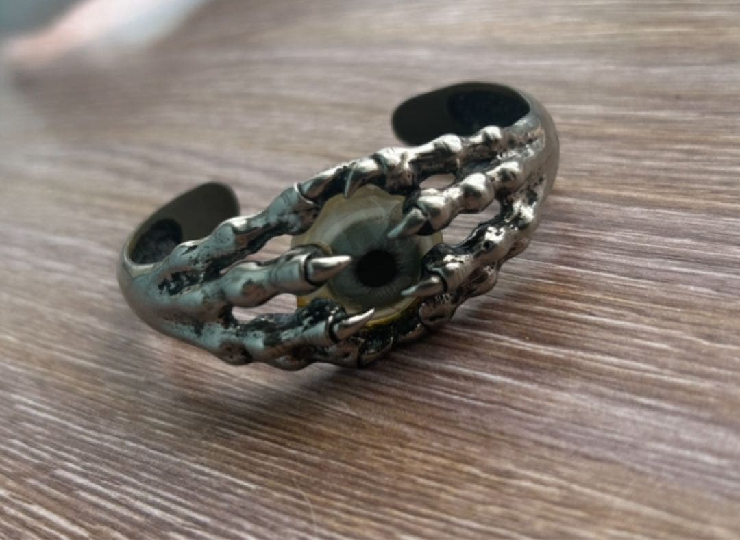 スカル　義眼　バングル