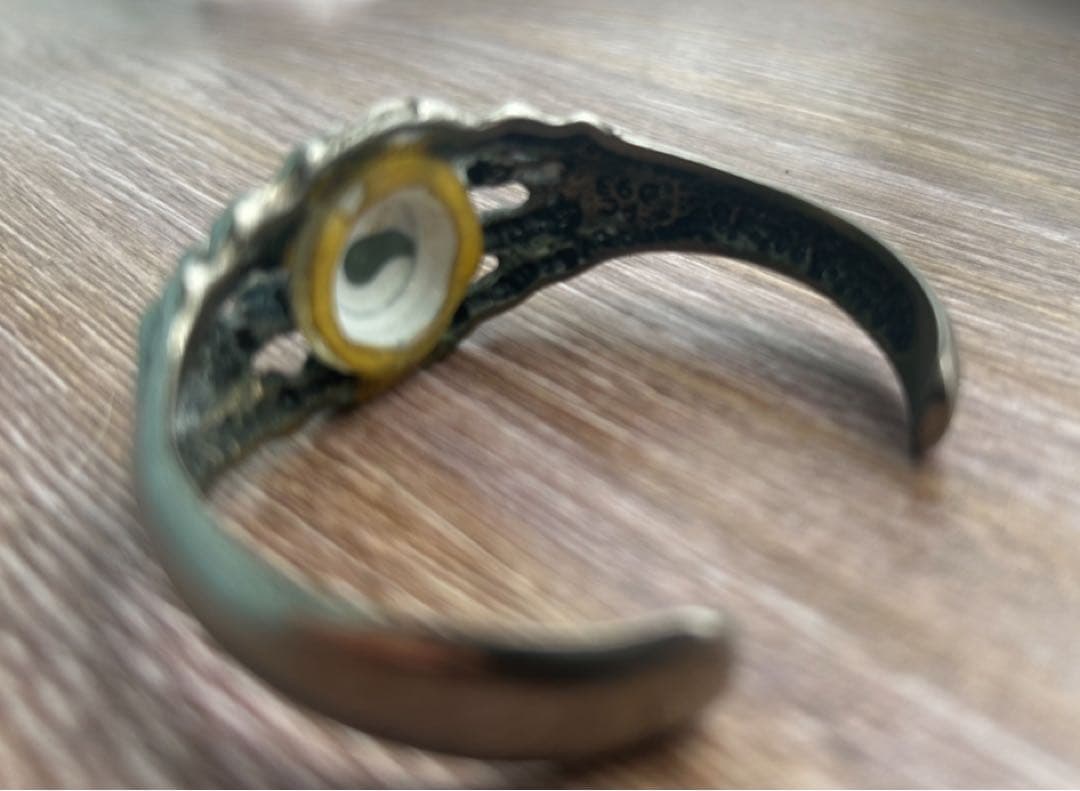 スカル　義眼　バングル