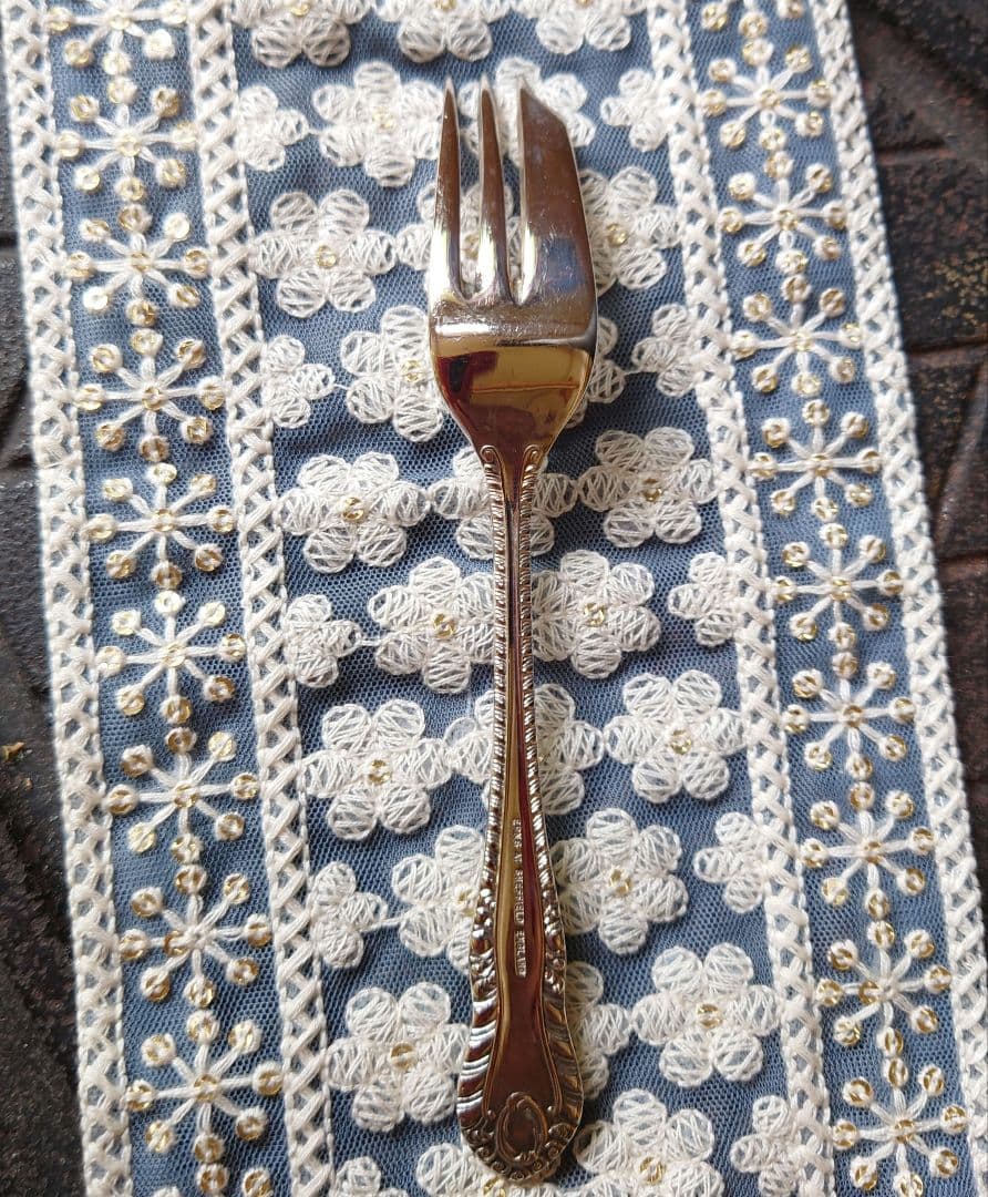 Chinacraft of London ケーキフォーク　6本　銀　ビンテージ