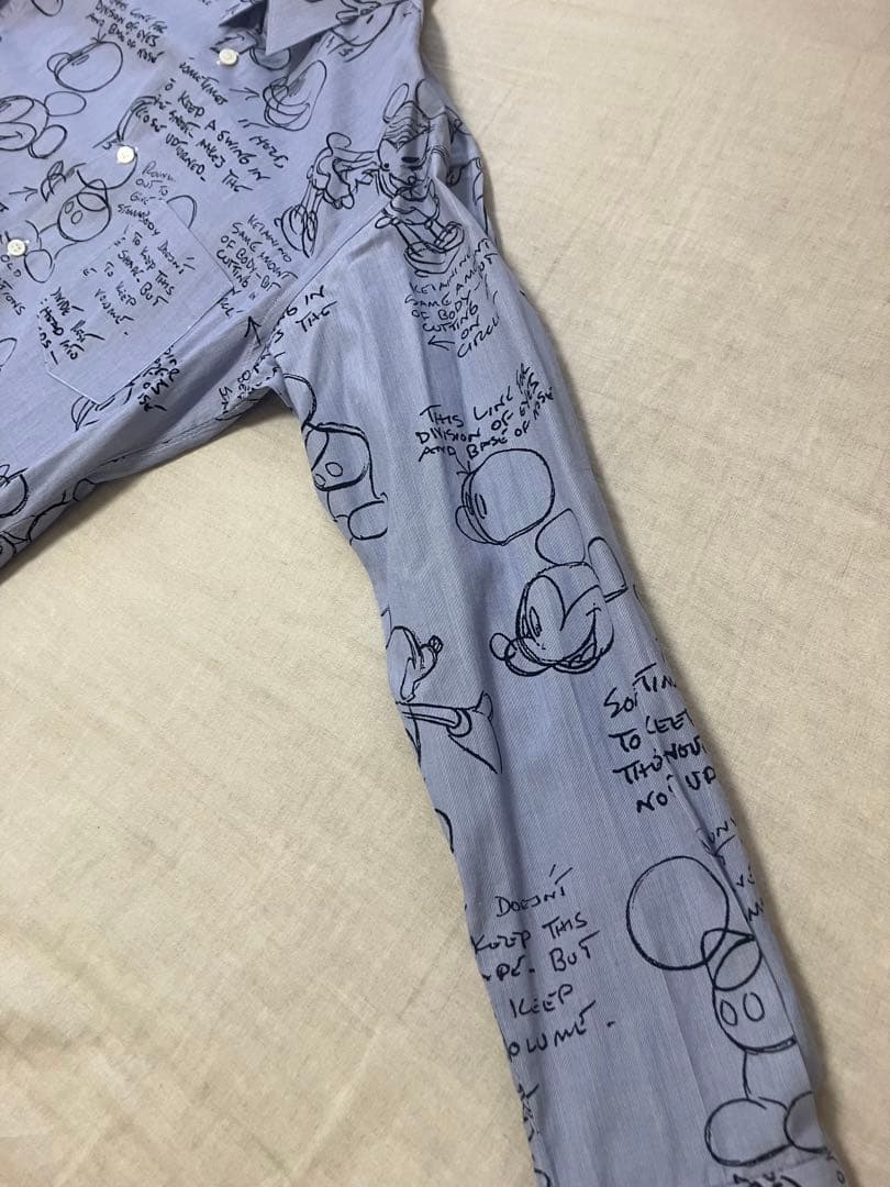 コムデギャルソンシャツ　ミッキーマウス画