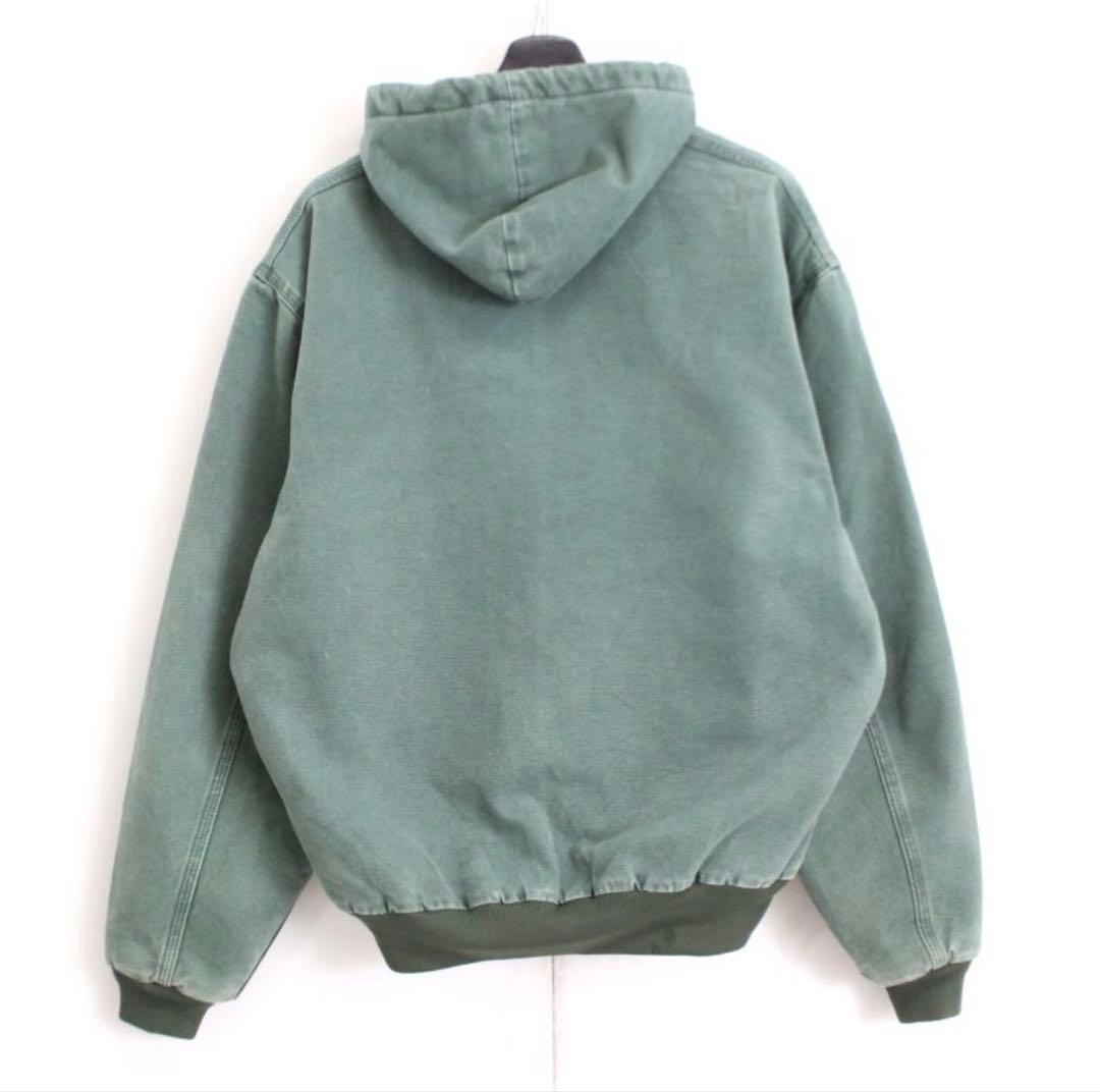 90sカーハート　アクティブジャケット　デトロイト　モスグリーン　ジョニーデップ