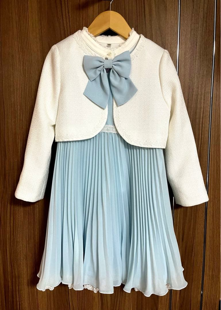 【エニィファム】　入学式・卒園式　フォーマルワンピース　ボレロ　ブラウス　120