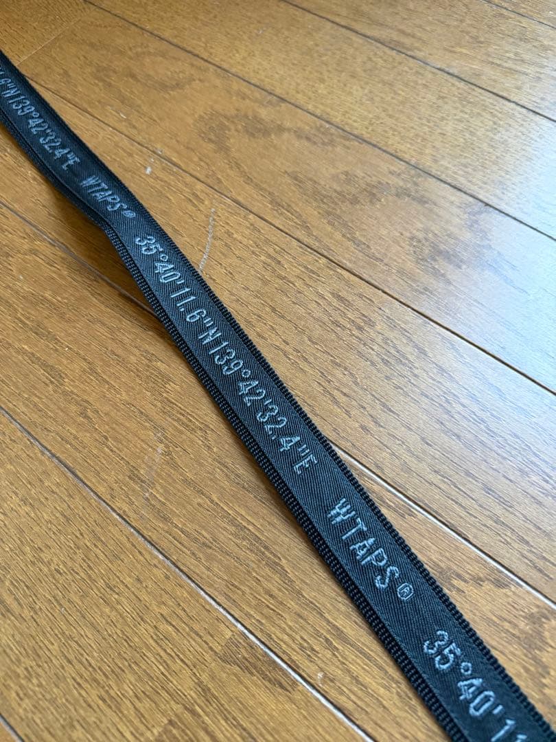 WTAPS WEBBING BELT NYPO ベルト ブラック