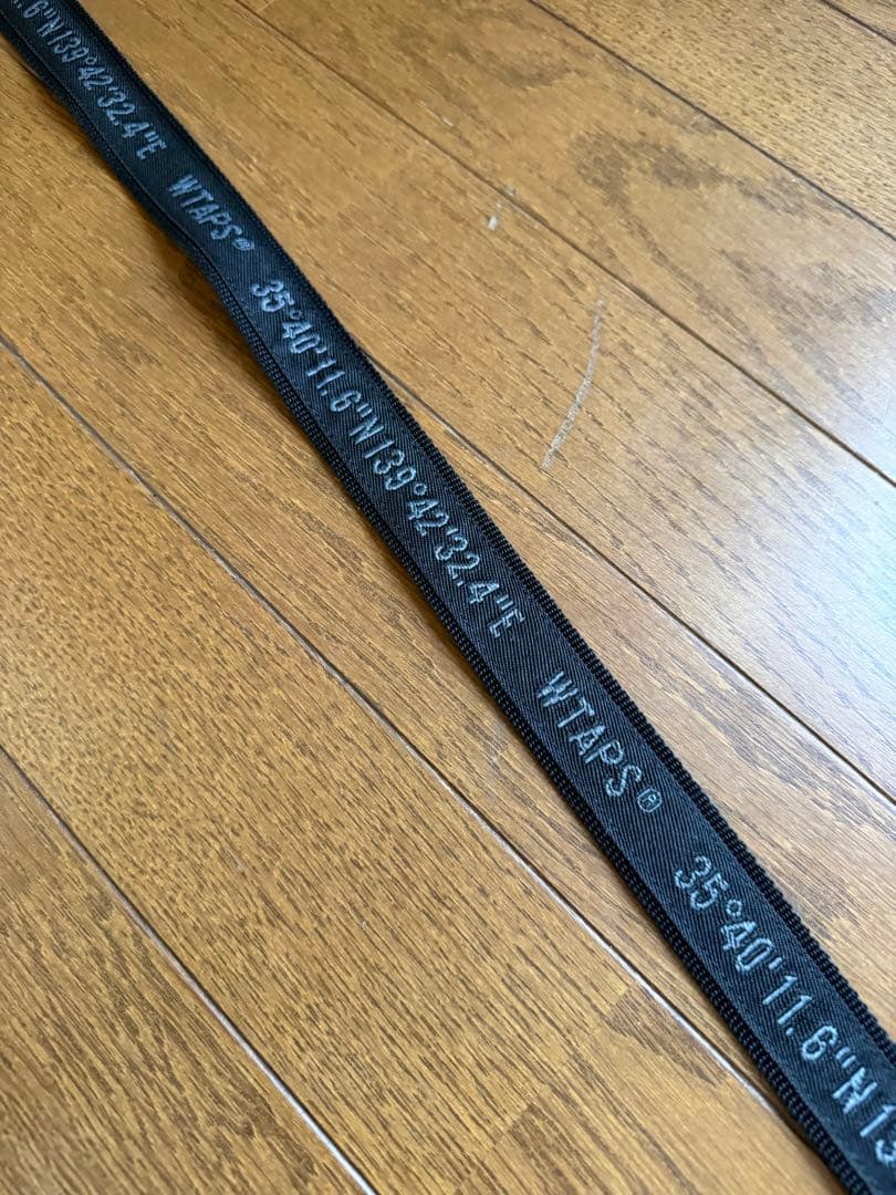 WTAPS WEBBING BELT NYPO ベルト ブラック