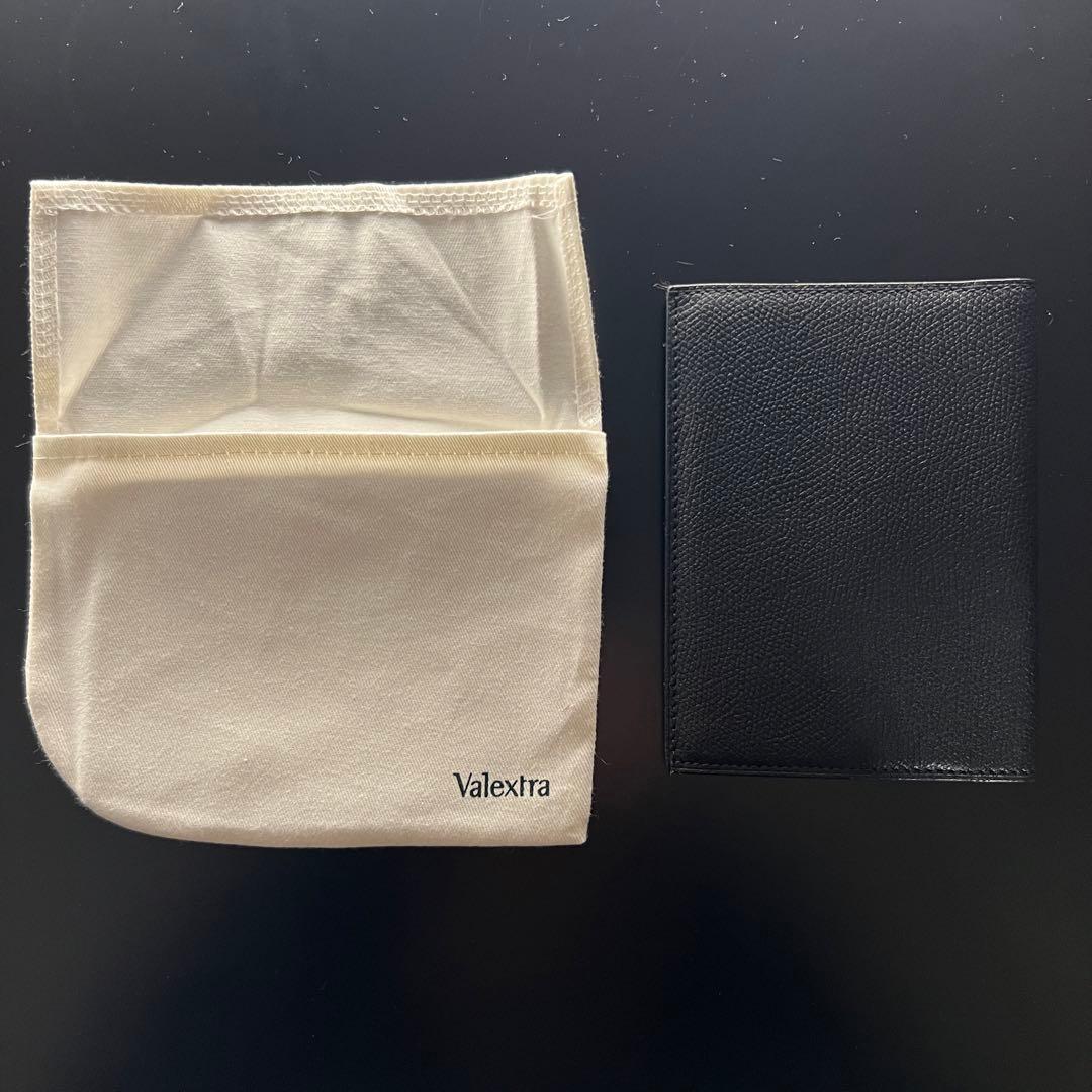 Valextra パスポートケース 黒 レザー