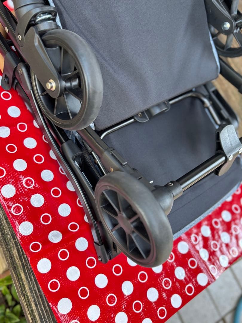 ペットパラダイスsmooca コンパクトペットカート 折り畳み デニム調