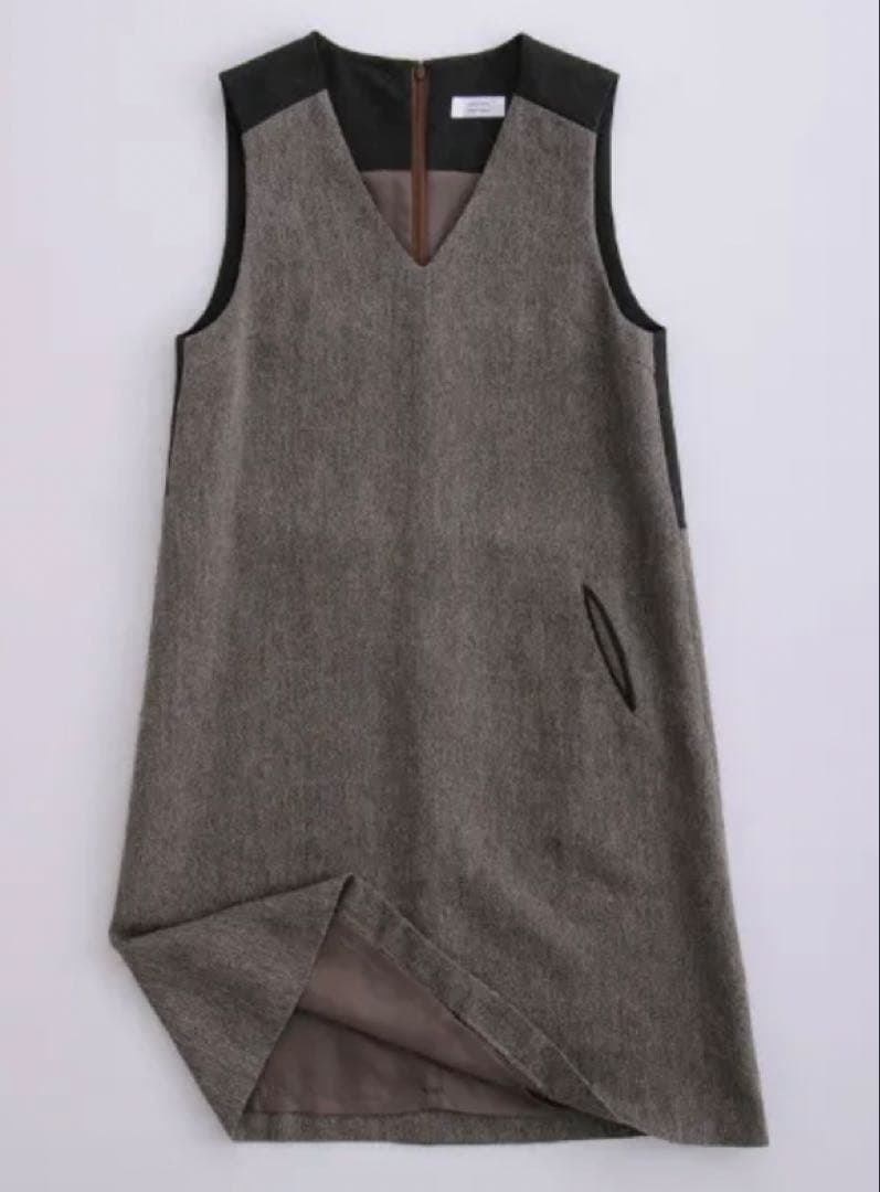 アトリエナルセ atelier naruse リネンウールジャンパースカート