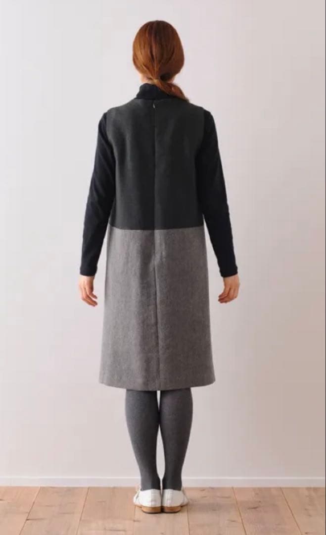 アトリエナルセ atelier naruse リネンウールジャンパースカート