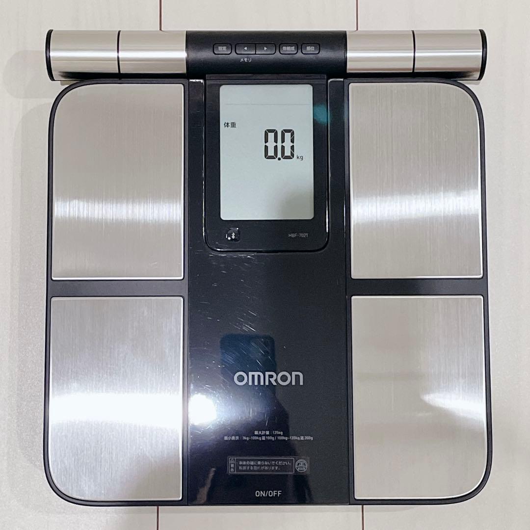 【オムロン】HBF-702T 体重体組成計 カラダスキャン OMRON ブラック