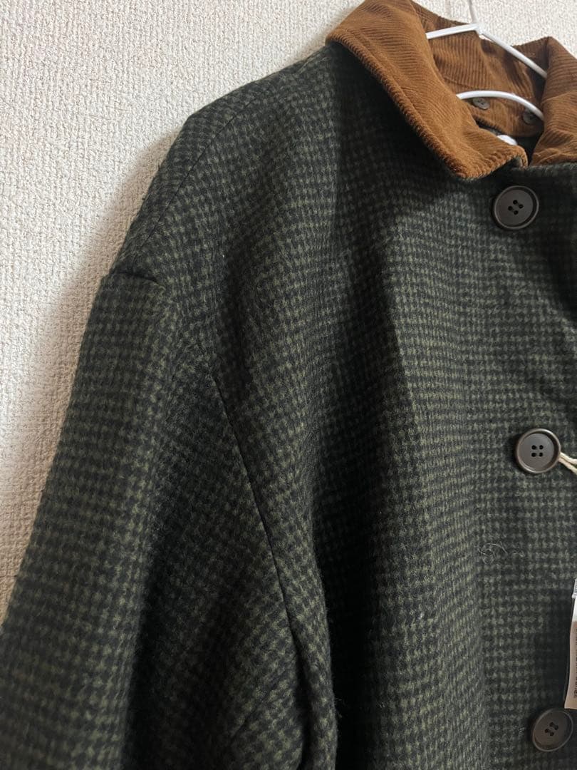 新品☆タグ付き☆ i_am corduroycollar check coat
