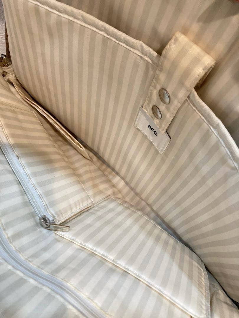 【美品】ace.GENE エルビーサック2 リュックA4 ベージュ