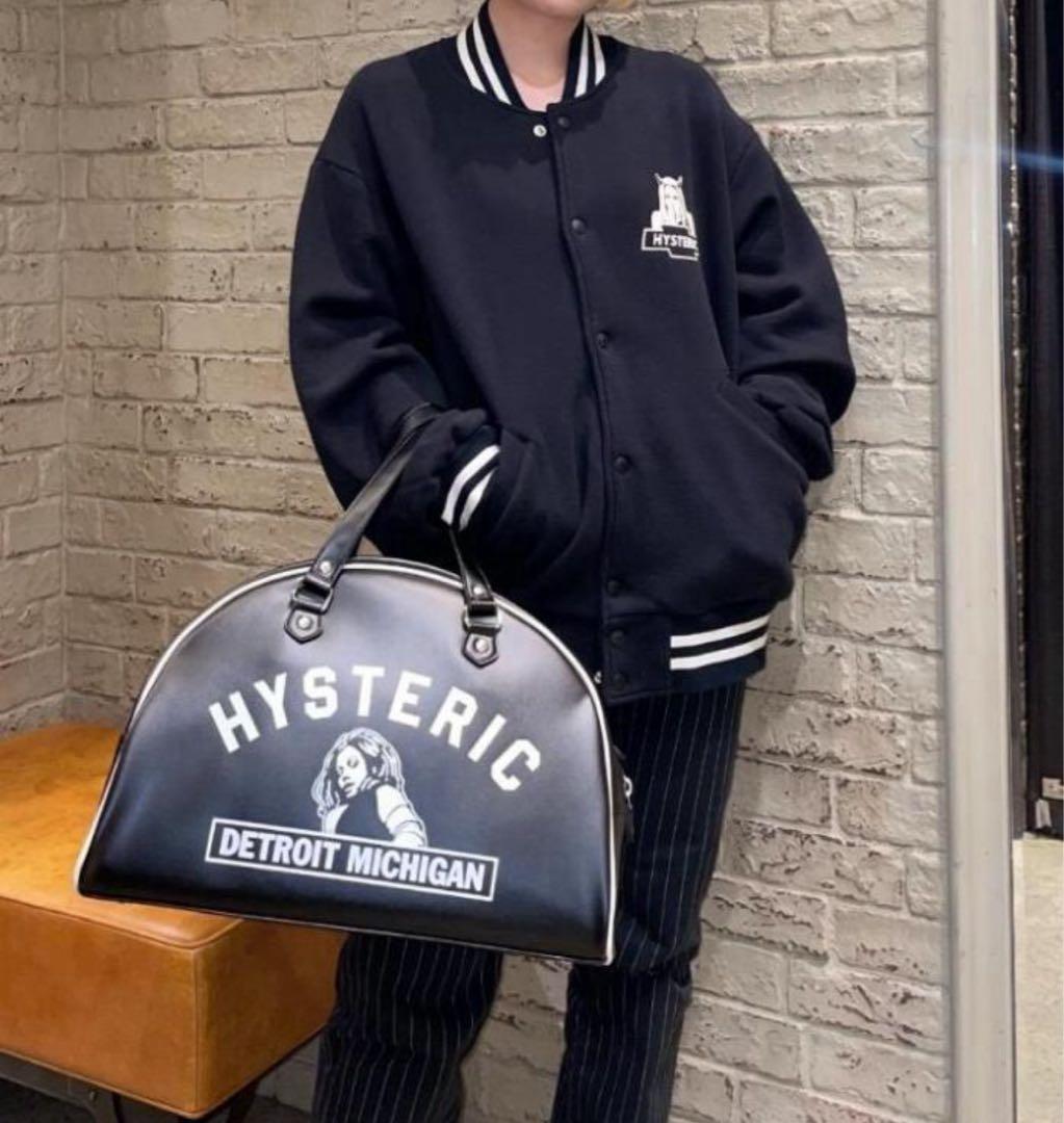 ヒステリックグラマー ボストンバッグ ブラック