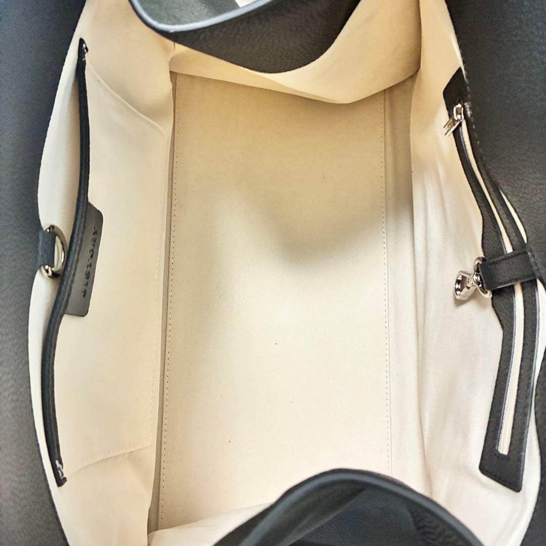 JISTORY ジストリー　サイドベルトボストンバック　レザー　かばん　黒