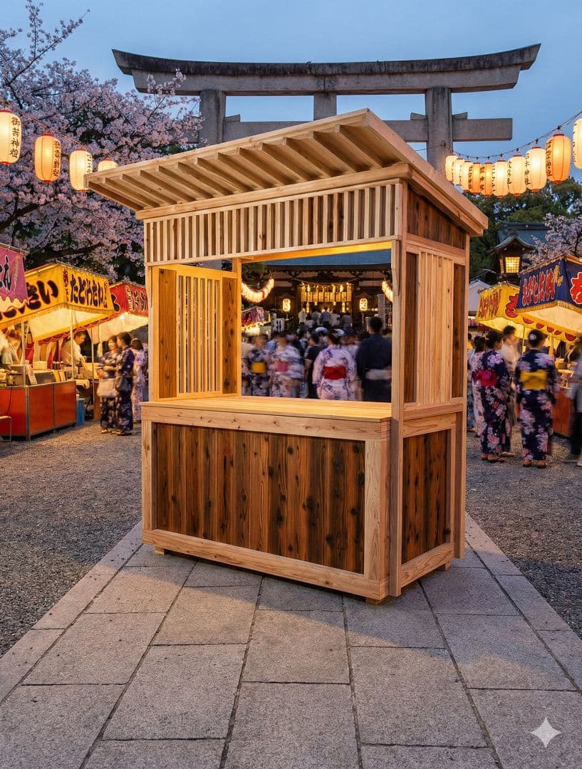 イベントの主役に！本格木製屋台