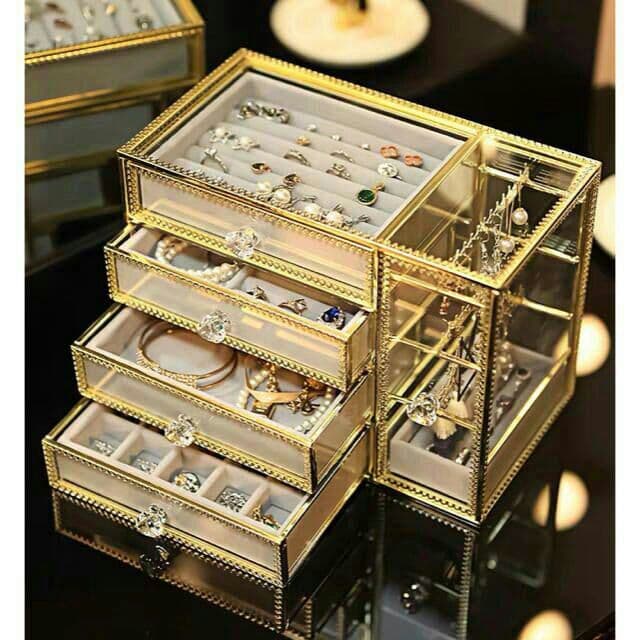 ジュエリーボックス アクセサリーケース アクセサリー収納 \r\r ピアス収納