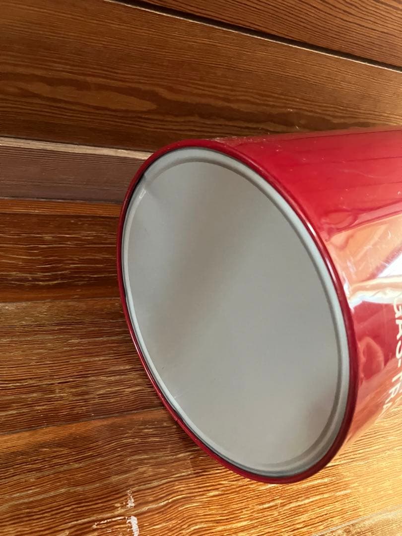 【未使用・昭和レトロ】ラーク LARK スチール製 ゴミ箱 タバコ ブリキ