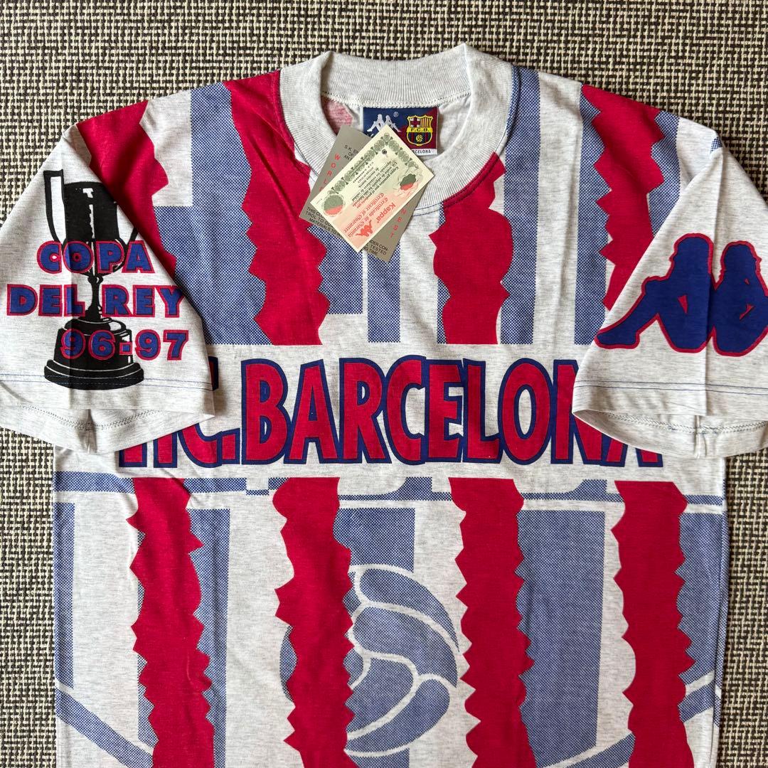【新品・タグ付き】 FCバルセロナ ９６／９７ コパデルレイ優勝記念モデル