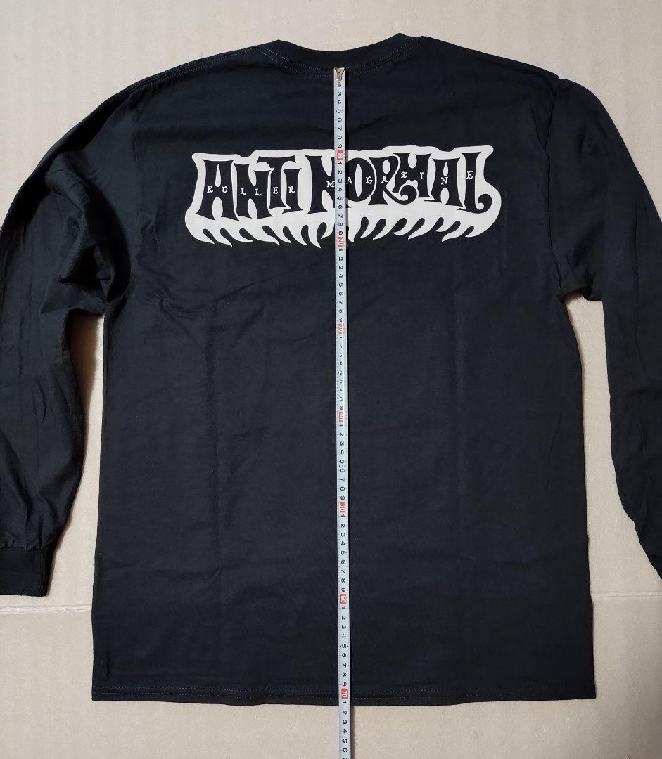 ローラーマガジン　ANTI NORMAL L/S T　 新品　L　長瀬　黒/白
