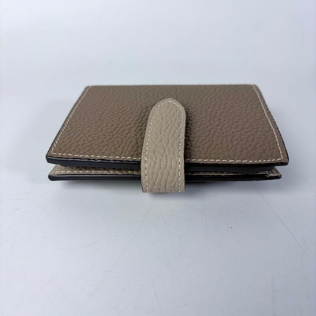 ☺︎ ボナベンチュラ　ベルテッド バイフォールド ウォレット折財布箱付き