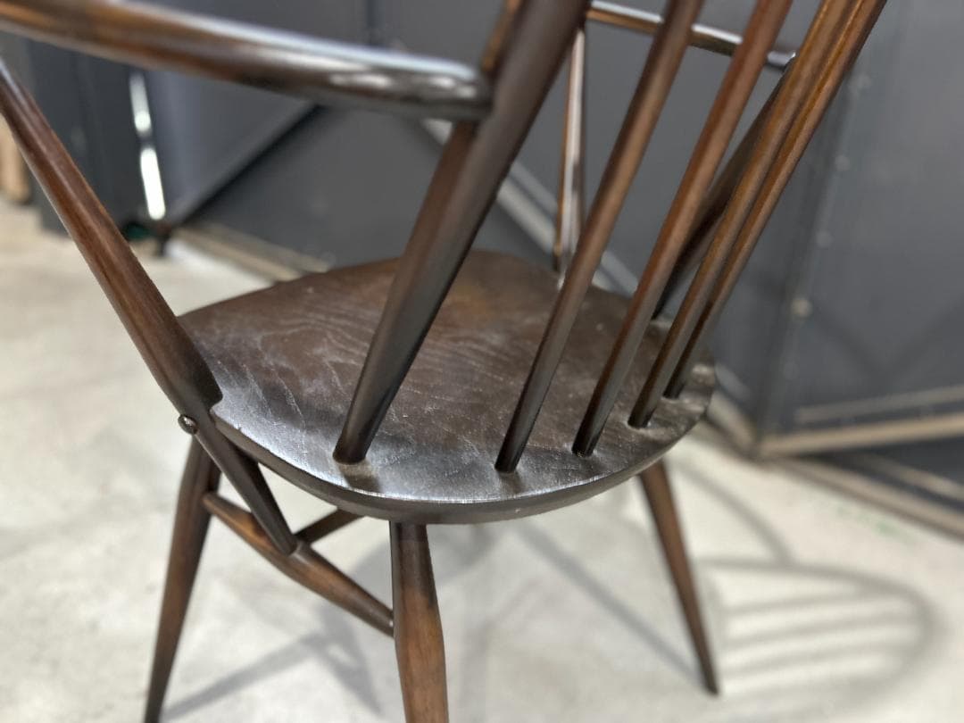 英国vintage　アーコール / ERCOL　クエーカーアームチェア　60's