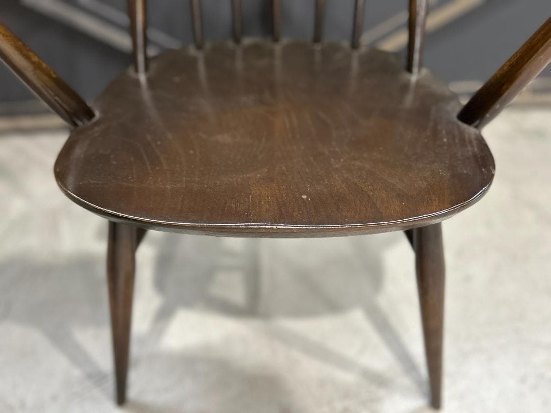 英国vintage　アーコール / ERCOL　クエーカーアームチェア　60's