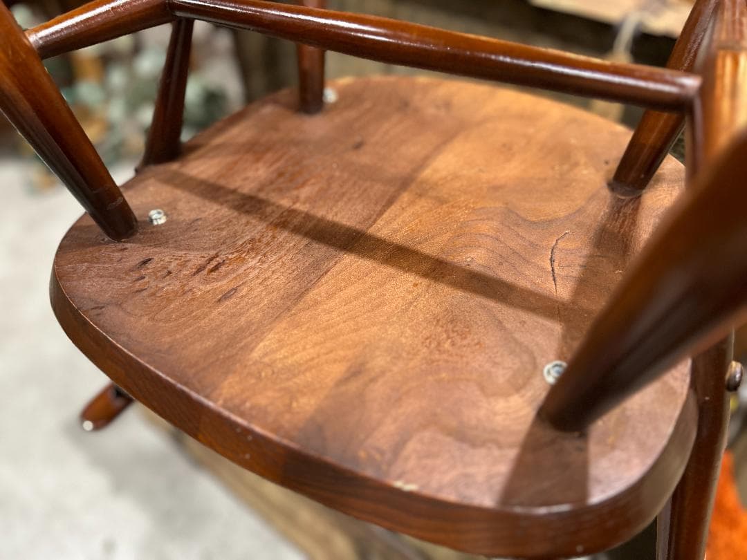 英国vintage　アーコール / ERCOL　クエーカーアームチェア　60's