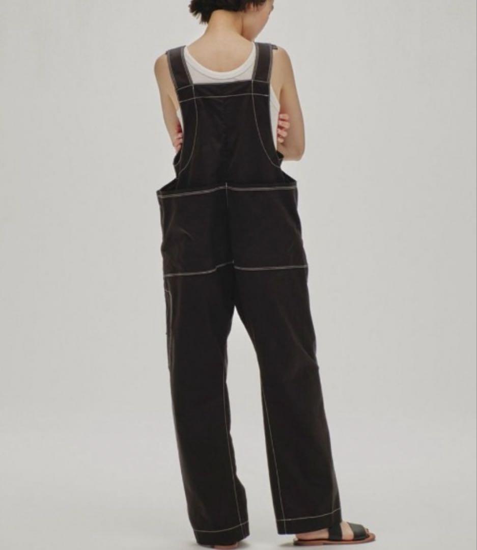 TODAYFUL Frontzip Cotton Salopette ブラック