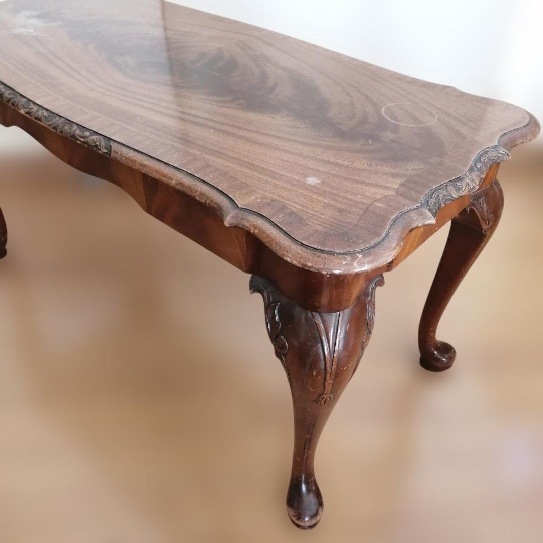 猫脚 アンティーク ヴィンテージ コーヒーテーブル ローテーブル 座卓