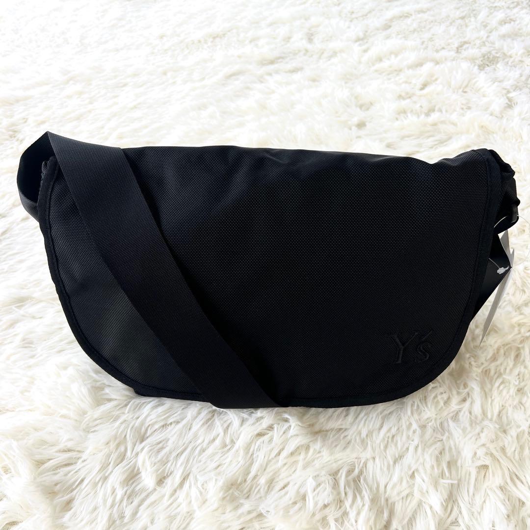 タグ付 未使用Y's NEW ERA messenger bag BLACK