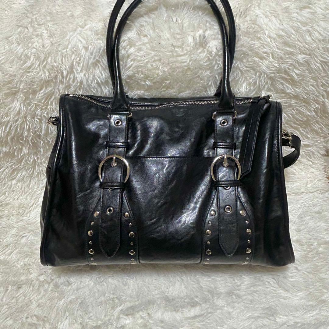 ★美品★JEANASIS★2way★アンティークスタッズトート