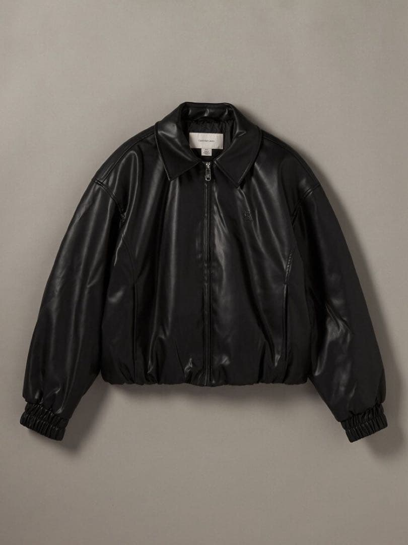 【BTSジョングク着用】 フェイクレザーボンバージャケット