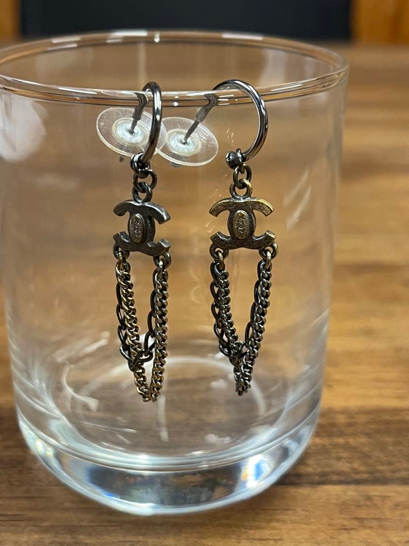 【断捨離】シャネル フープピアス