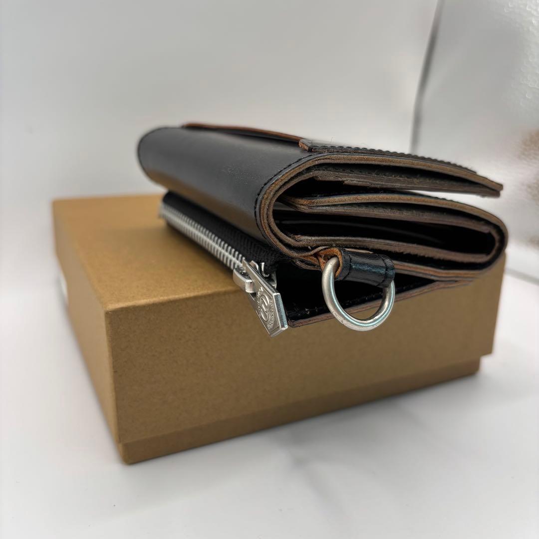 付属品　PORTER DUKE WALLET 三つ折り財布　ブラック　レザー