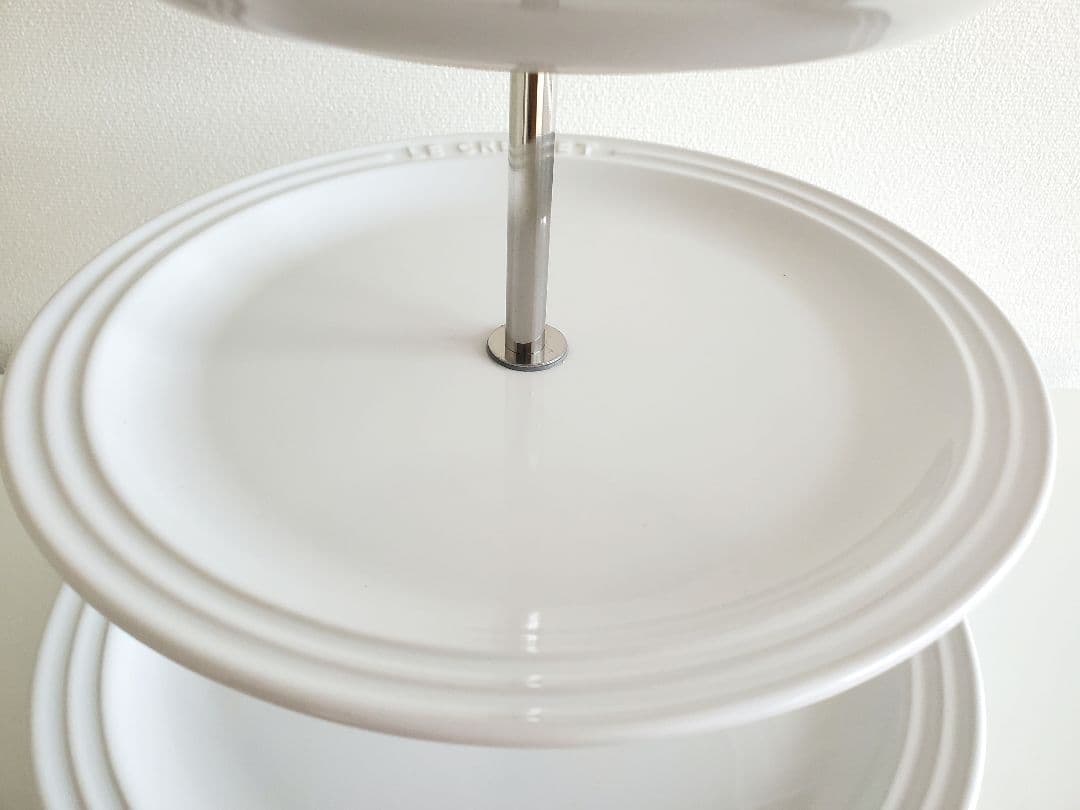 【希少】LE CREUSET アフタヌーンティースタンド 3段　ルクルーゼ