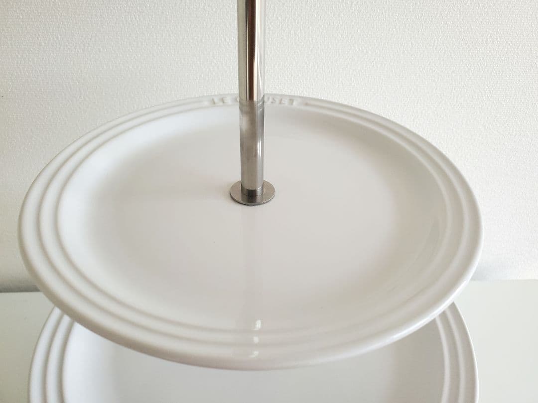 【希少】LE CREUSET アフタヌーンティースタンド 3段　ルクルーゼ