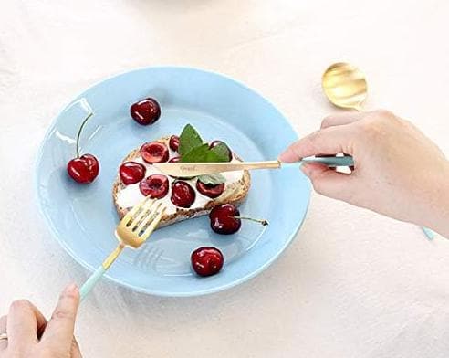 クチポール GOA ゴールド セラドン デザート9点セット カトラリー