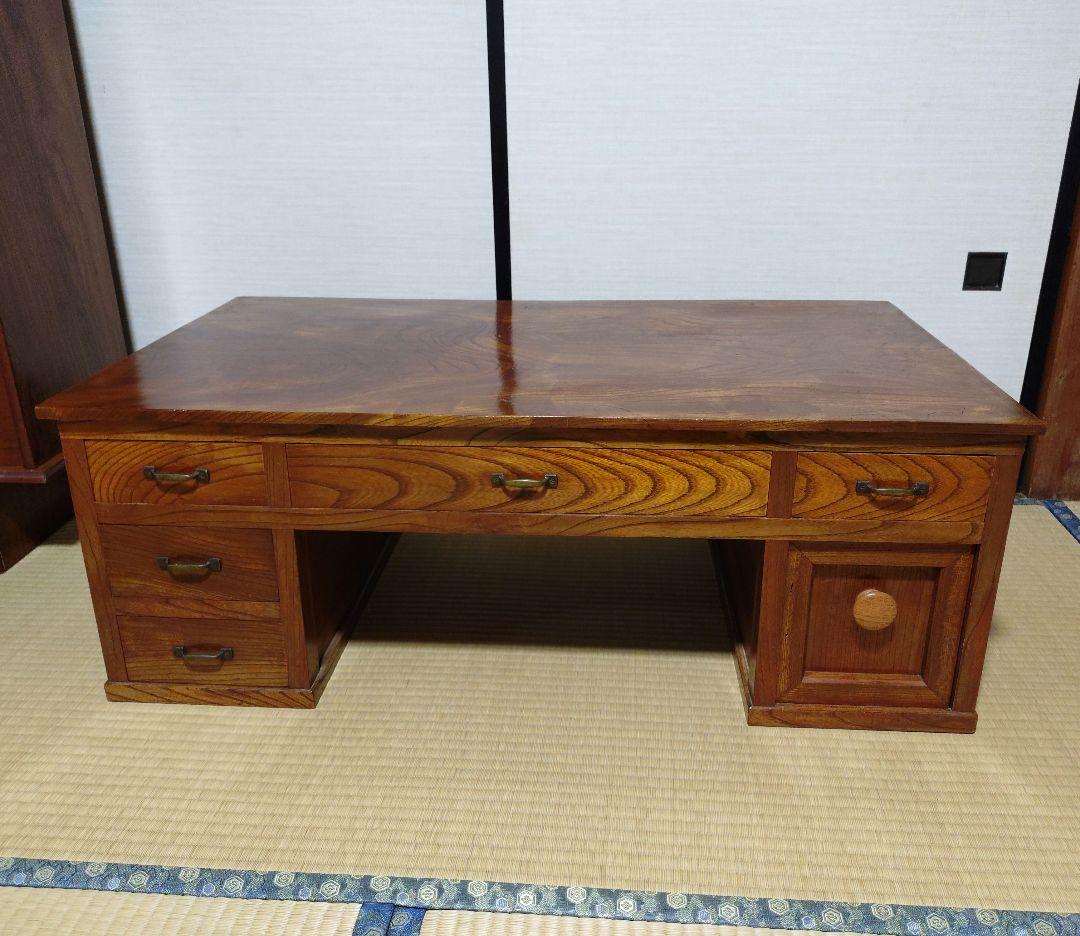 文机 木製 昭和レトロ 引き出し付き