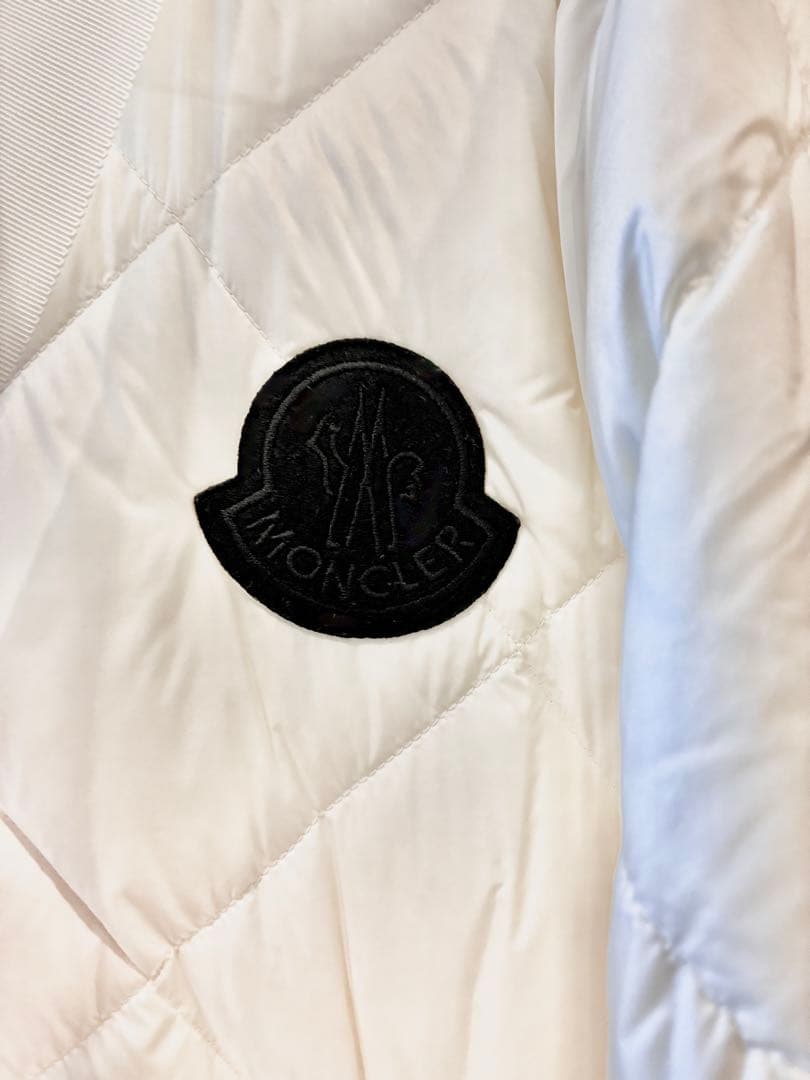 MONCLER モンクレール ロングダウンジャケット 白