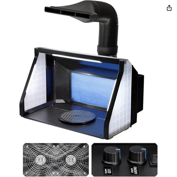 urilife 塗装ブース 換気機能付き フィルター６セット分付き