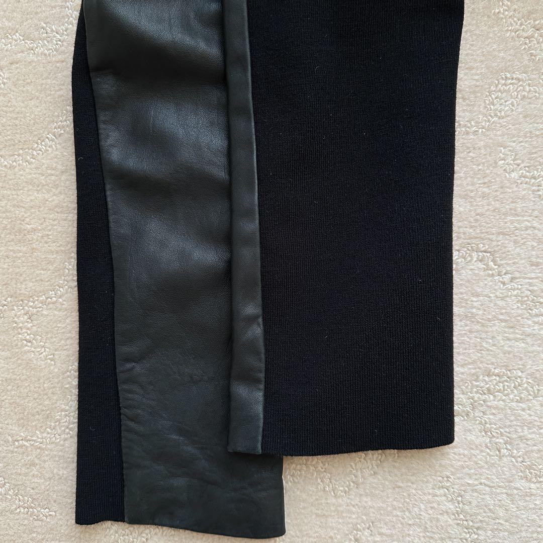 bajraバジュラ 変形羊レザージャケットモード 美シルエットサイズ1ブラック