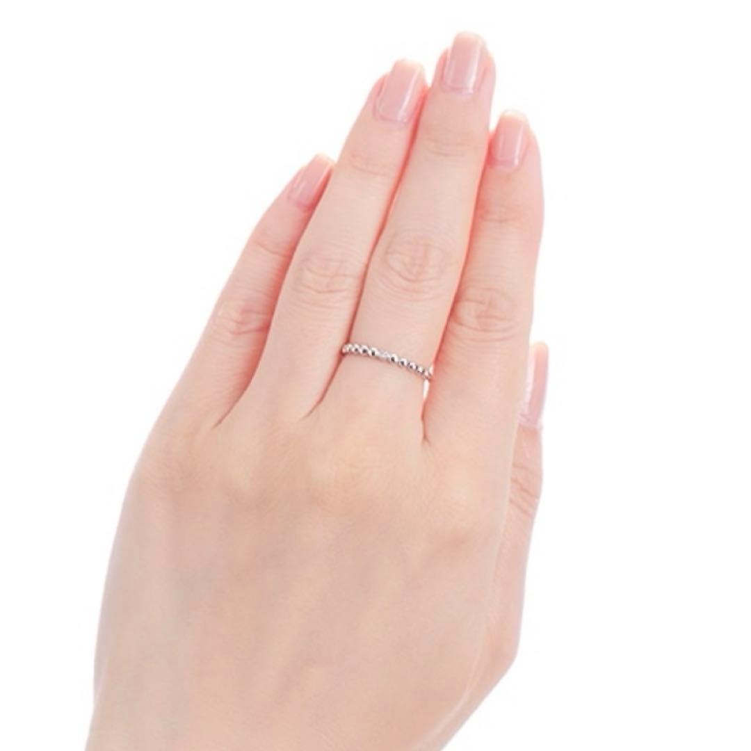 お*ん様 ツツミ⚫︎K10⚫︎ホワイトゴールド⚫︎ダイヤモンドリング