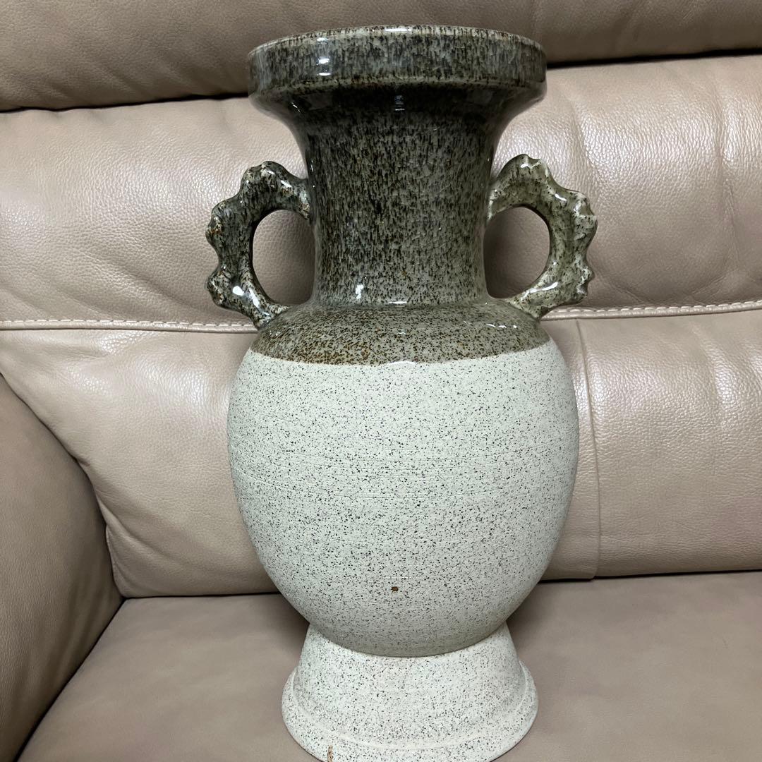 相馬焼　馬の絵柄 陶器花瓶