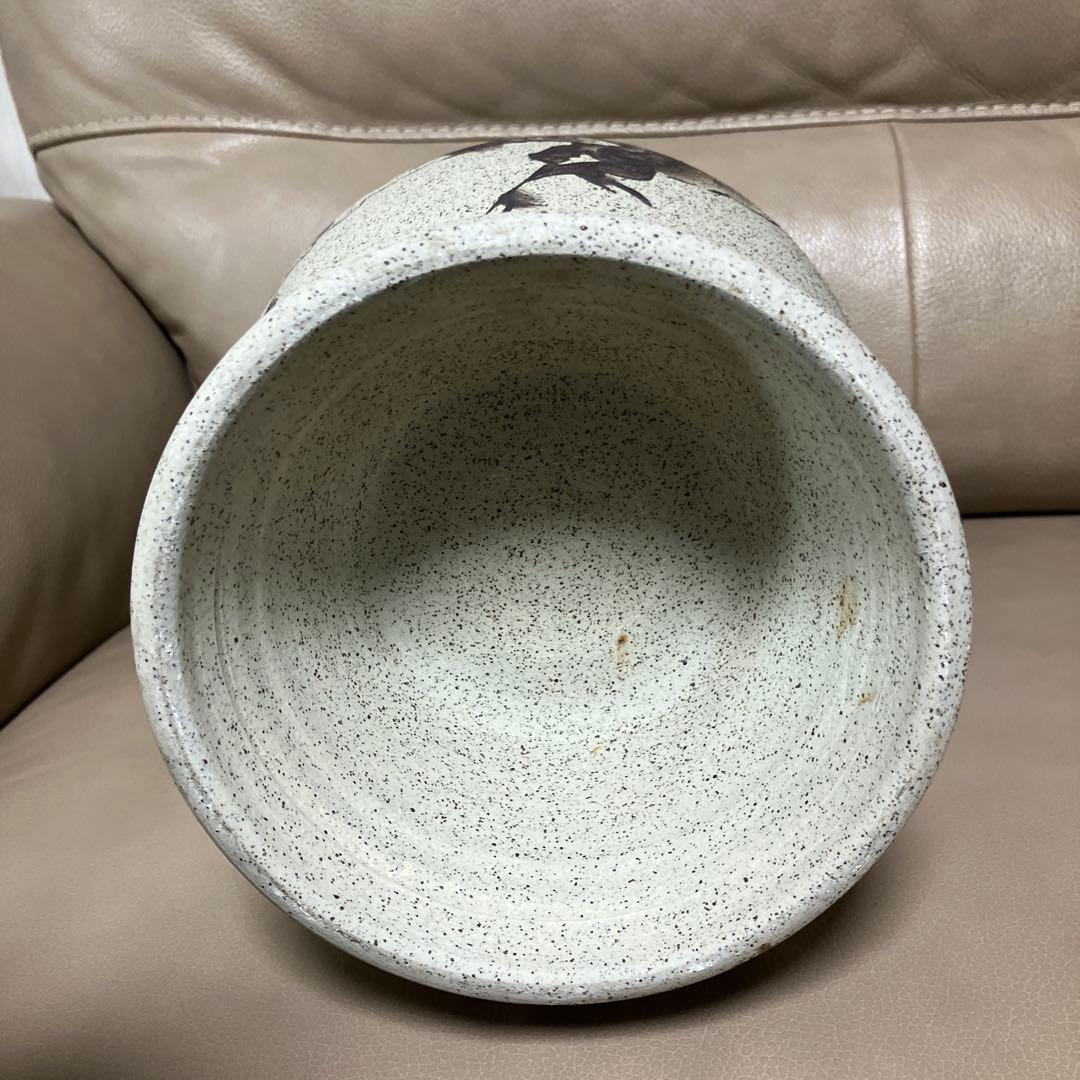 相馬焼　馬の絵柄 陶器花瓶