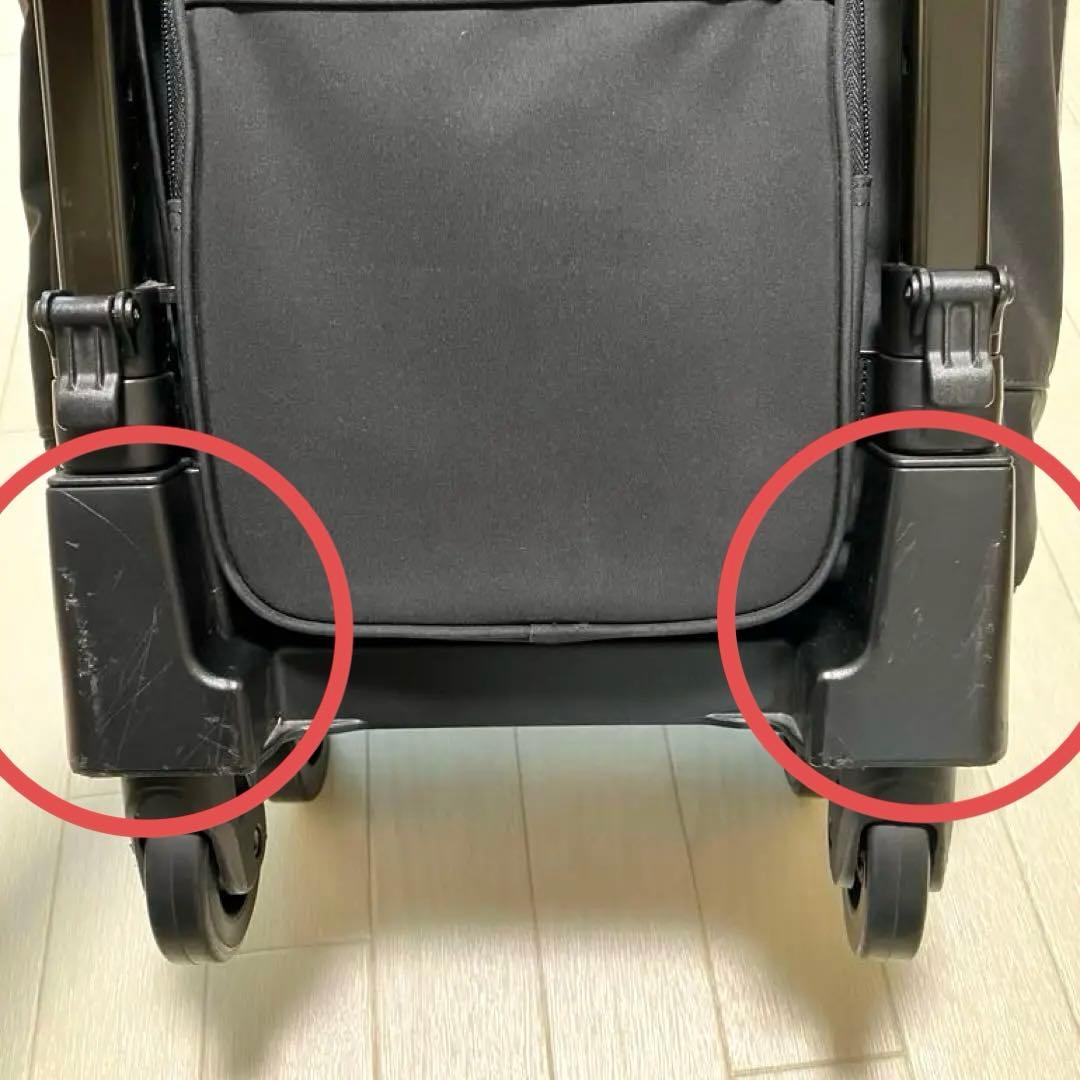 SWANY スワニー 4輪 キャリーバッグ カート ブラック 黒