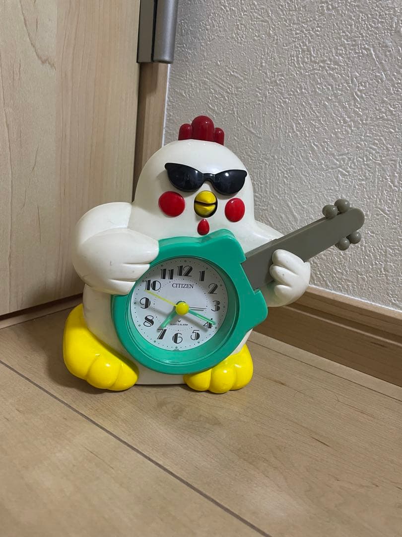 目覚まし時計 エレキドリ CITIZEN レトロ　昭和レトロ　置き時計