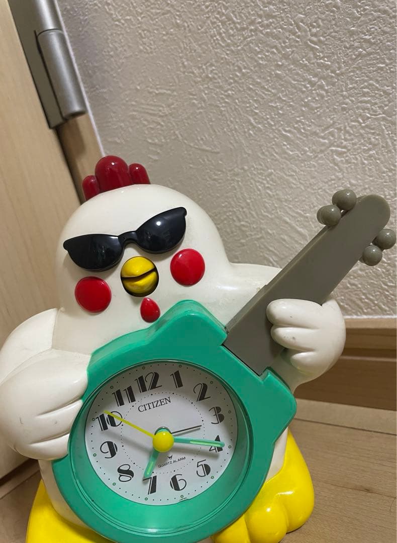 目覚まし時計 エレキドリ CITIZEN レトロ　昭和レトロ　置き時計